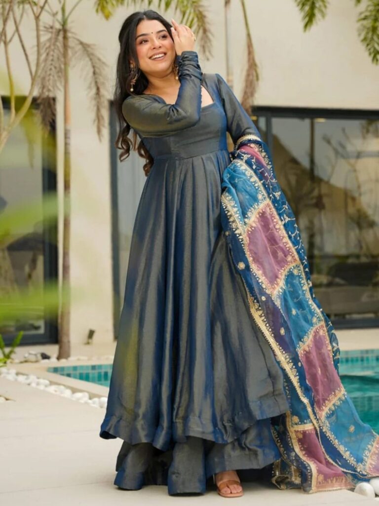 Blue Salwar Kameez and Blue Saree: Elegant Options for Any Event